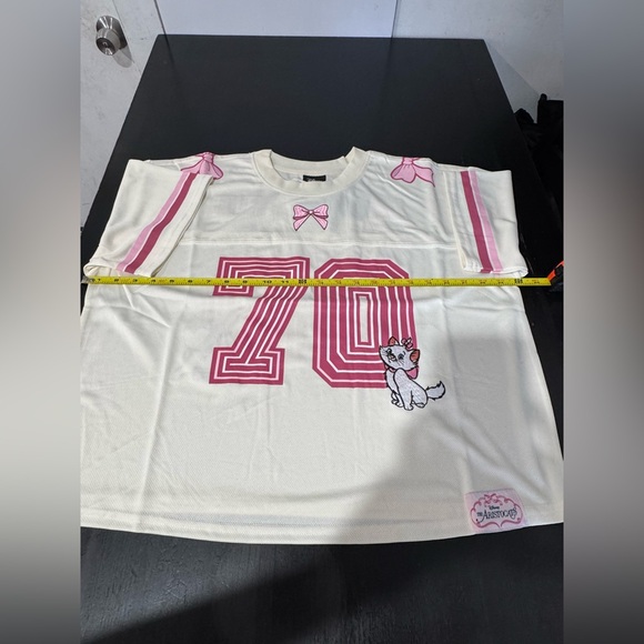 Disney The Aristocats Marie Women's Cropped Football Jersey - Picture 7 of 8